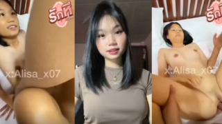 คลิปหลุด alisa_x07 น้องไข่มุก สาวสวยวัยรุ่นหัดเย็ดโดนนัดเย็ดหีเสียวๆเปิดห้องกระเด้าหีมันส์ตัวแค่นี้ไม่คิดเลยว่าจะขี้เงี่ยนขนาดนี้